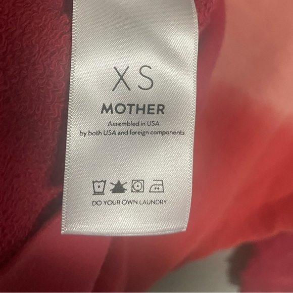 MOTHER The Square Sweatshirt Sweater Pink Size X-Small - Picture 5 of 6